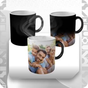 Caneca Mágica 325ml Porcelana + Estampa Sublimação     